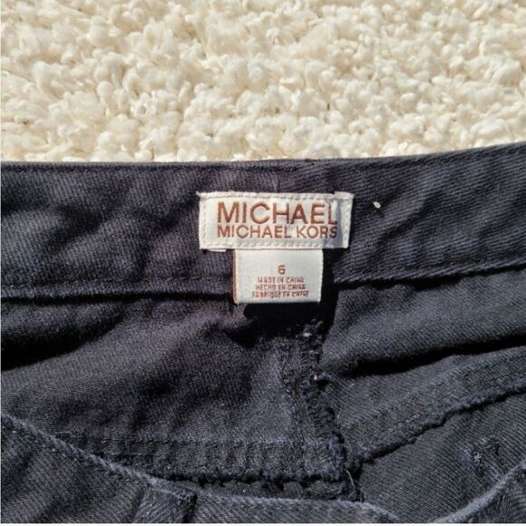 Michael Kors Studded Bootcut Black Jeans Size 6 - Picture 2 of 4